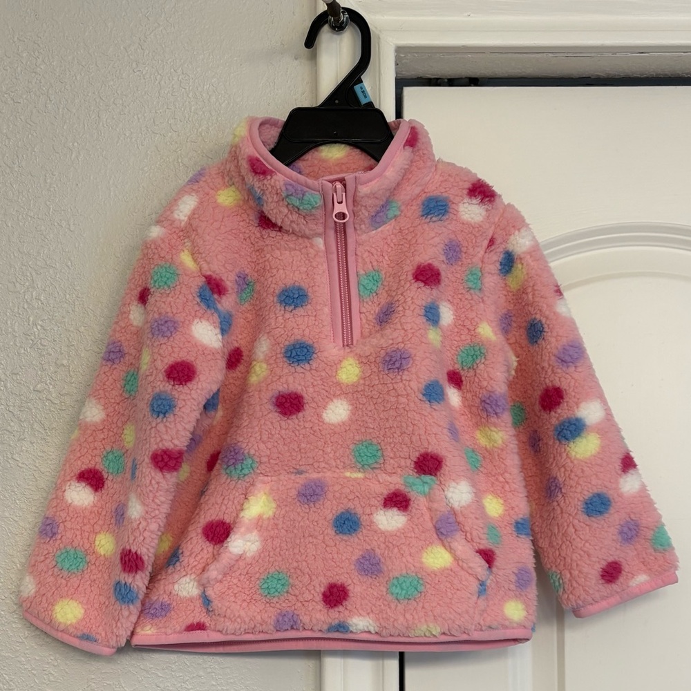 The Children’s Place Pink Fleece with Colorful Dots